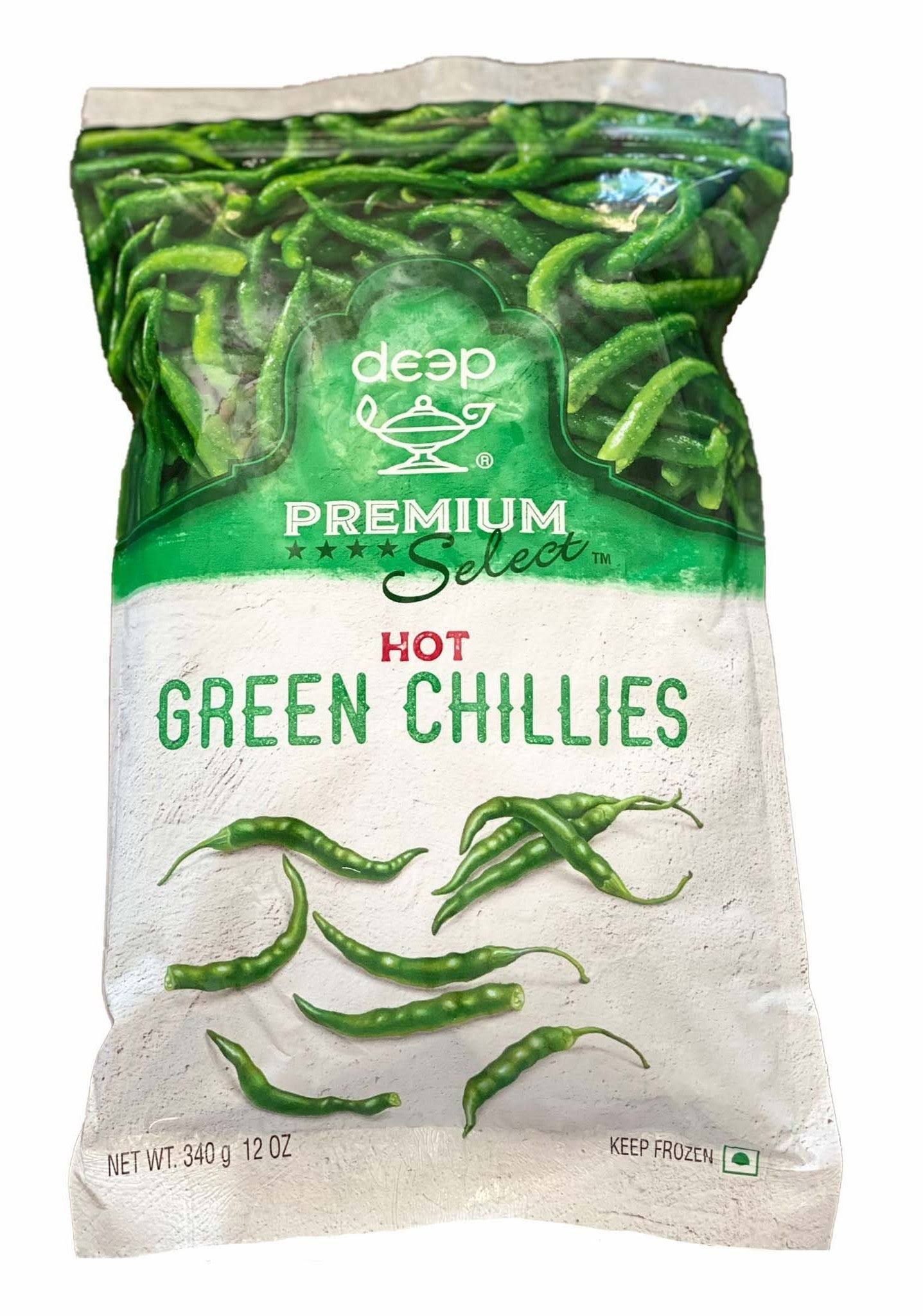 Deep Foods Frozen Hot Green Chillies