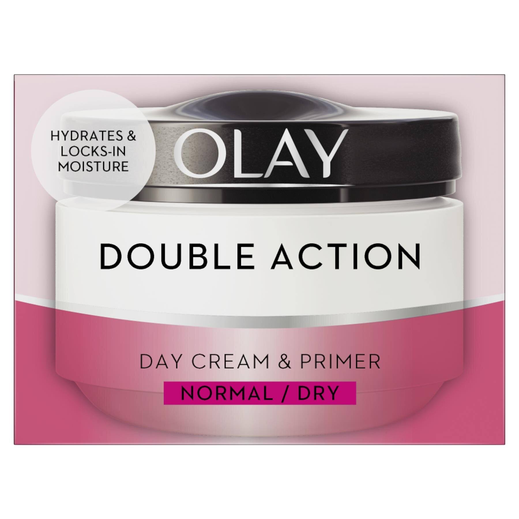 Olay Double Action Moisturiser Day Cream & Primer - 50ml