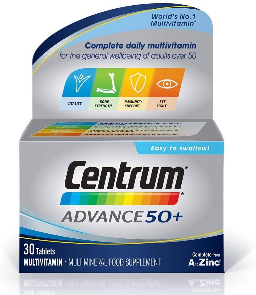 Centrum Advanced 50 Plus Multivitamin - 30 Tablets