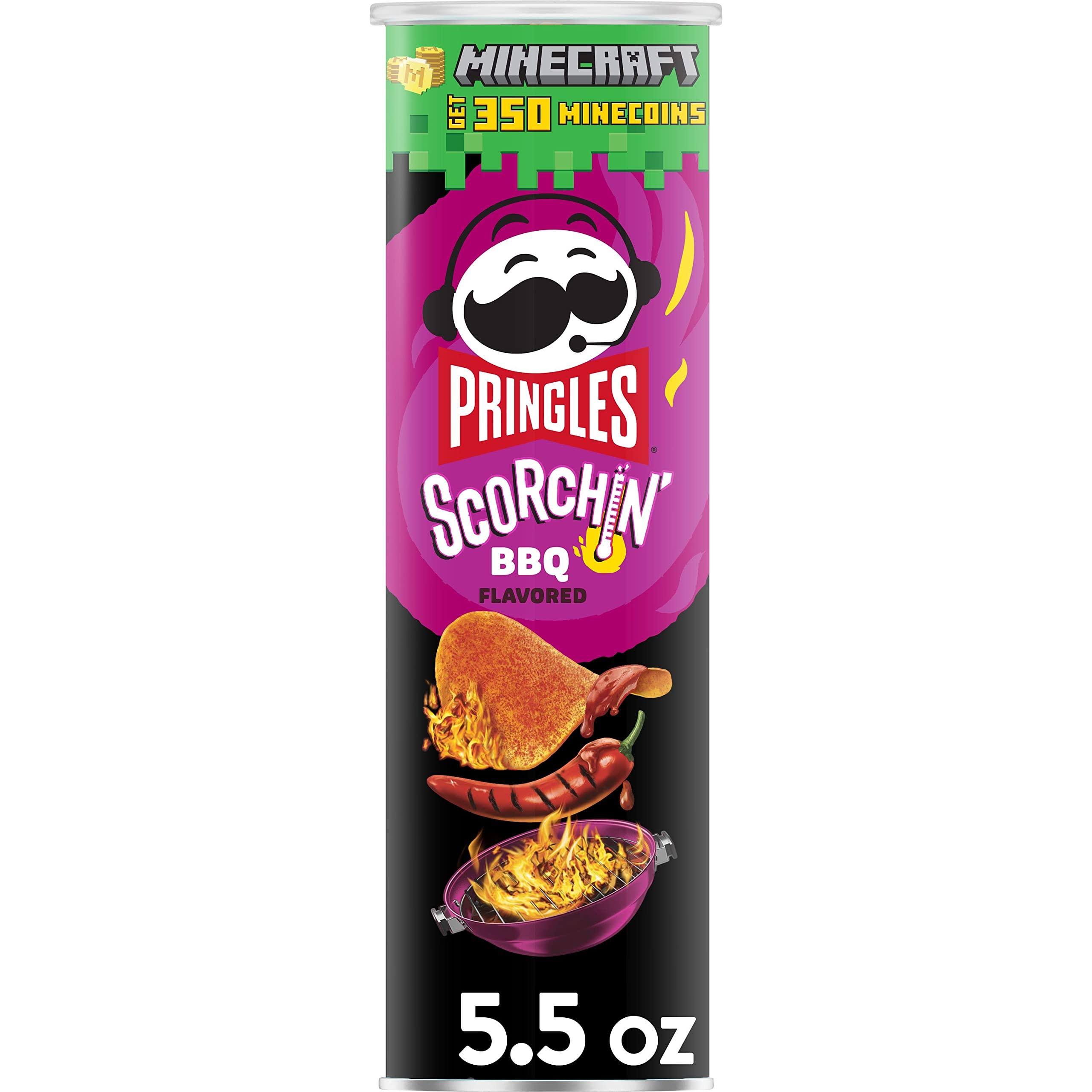 Pringles Scorchin' Potato Crisps Chips Spicy Snacks, 5.5 oz