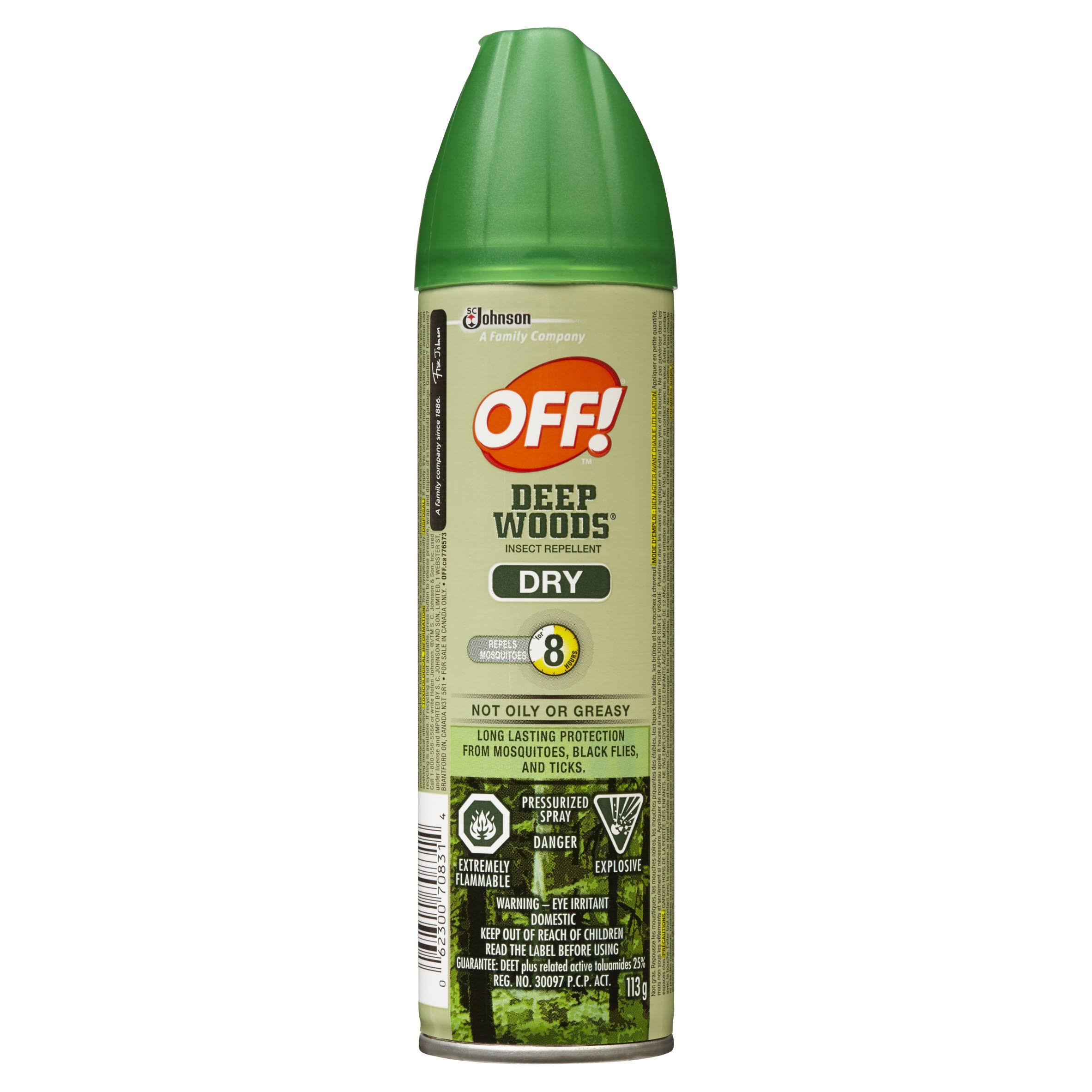 OFF! Deep Woods Dry Insect Repellent - 113 g