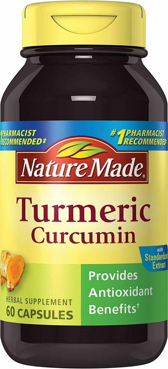 Nature Made Turmeric Curcumin Herbal Supplement Capsules - 60 Count, 500mg