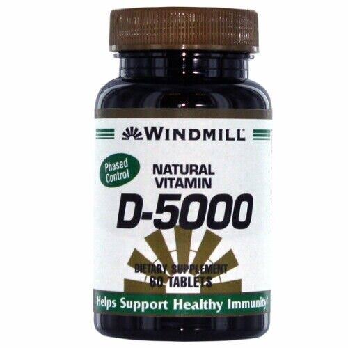 Windmill Vitamin D 5000 IU 60 Tablets
