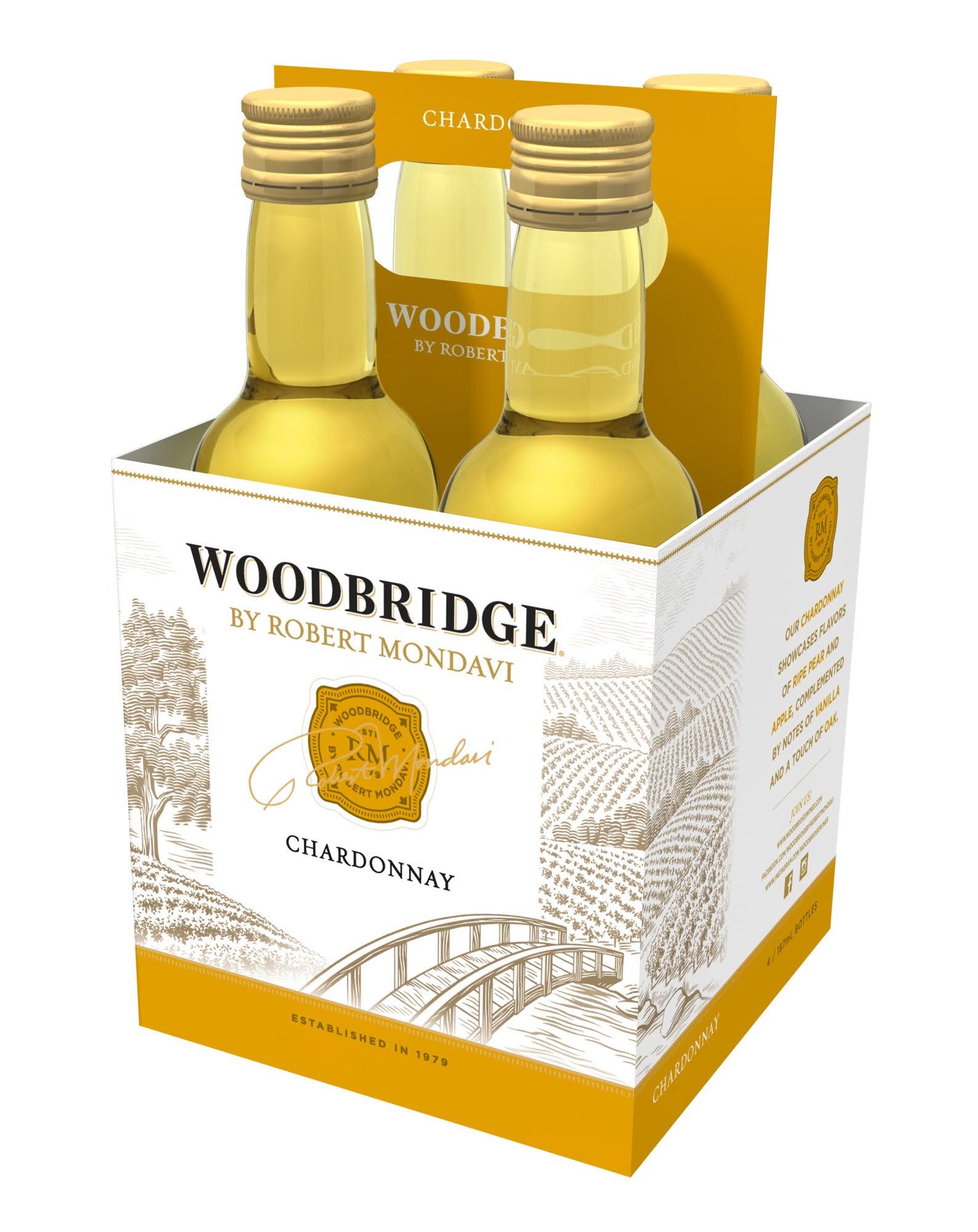 Woodbridge by Robert Mondavi Chardonnay - 4x187ml