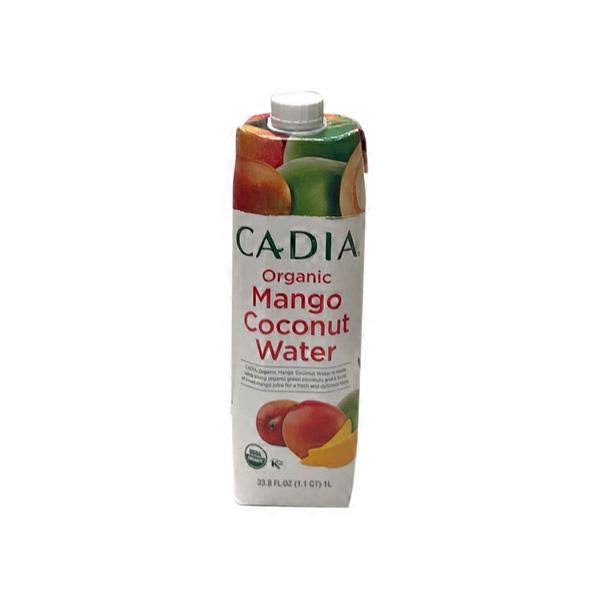 Cadia Coconut Water, Organic, Mango - 33.8 fl oz