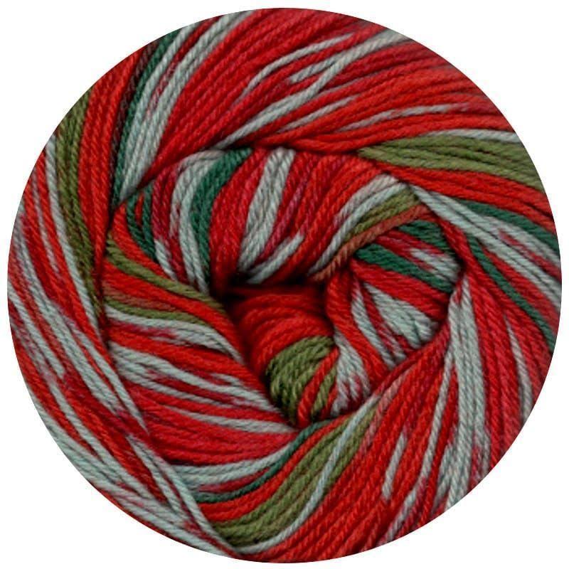 Cascade Yarns - Heritage Prints Yarn, Color 60 - Holidaze Stripe