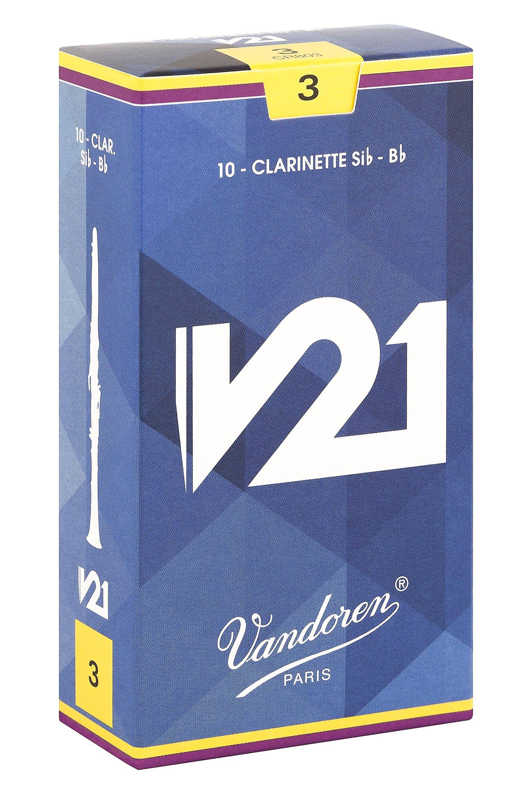 Vandoren BB Clarinet V21 Reeds Strength