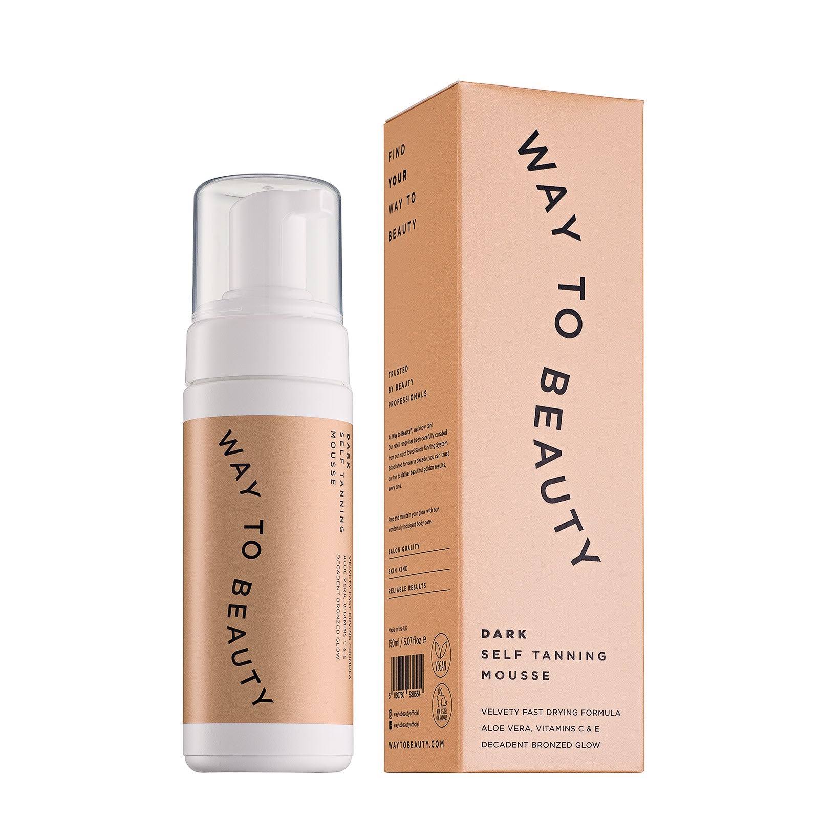 Way to Beauty Self Tanning Mousse Dark 150ml