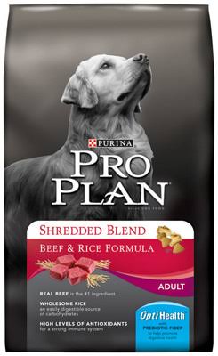 Pro Plan Savor Shredded Blend Adult Dog Food - Beef and Rice, 6lbs