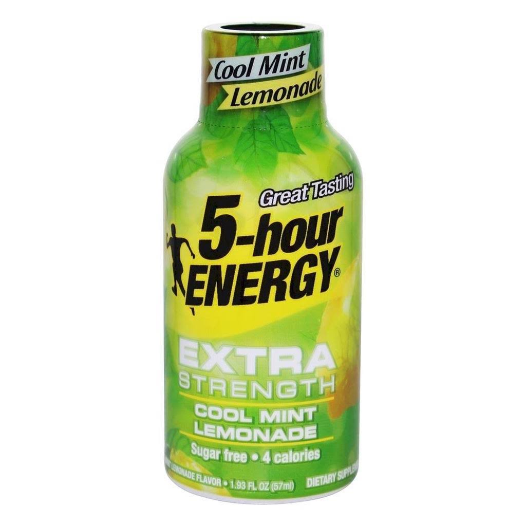 5-Hour Energy Cool Mint Lemonade - 1.93 oz, 24ct, Extra Strength