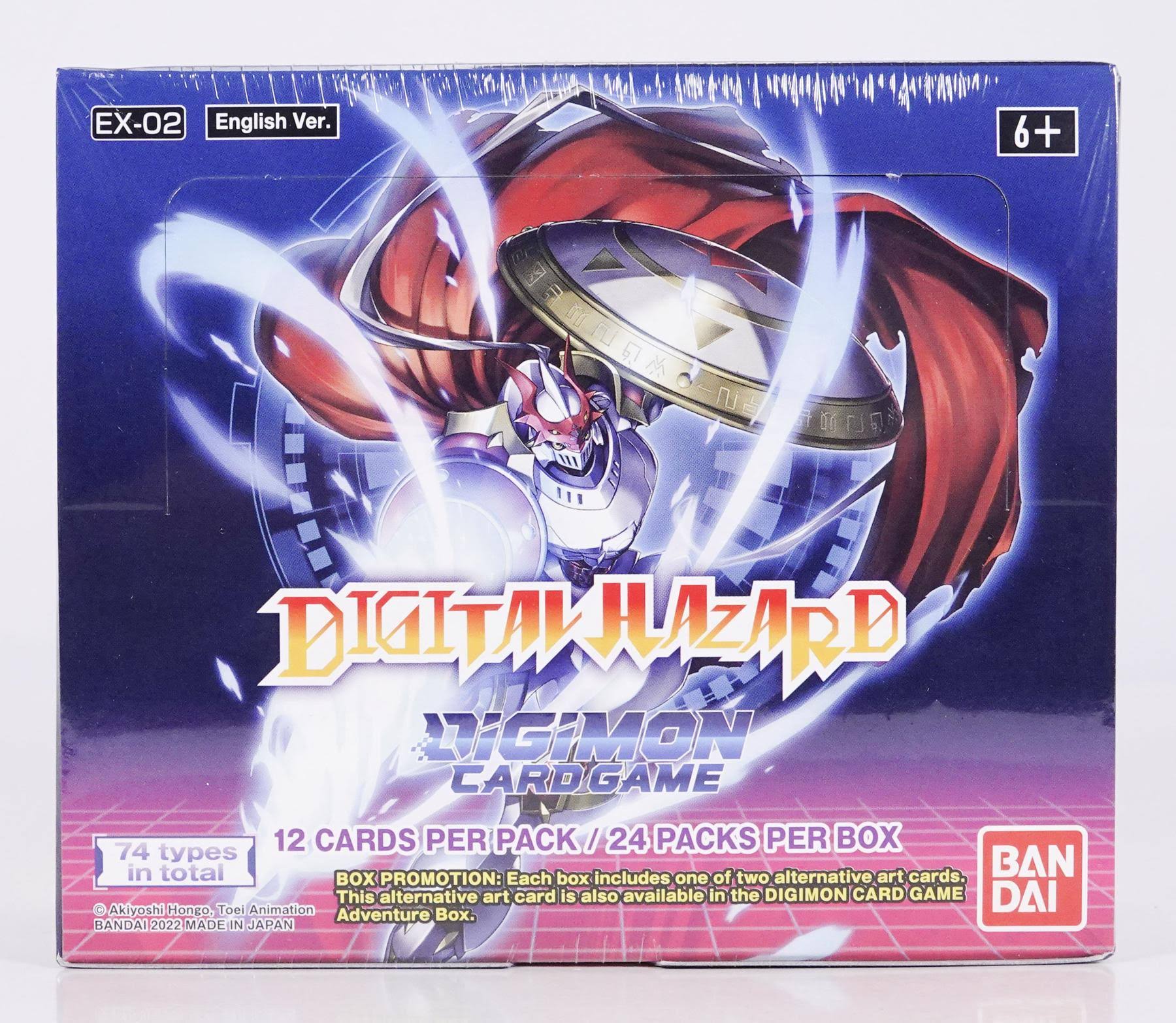 Digimon Card Game Digital Hazard Booster Box [EX-02]