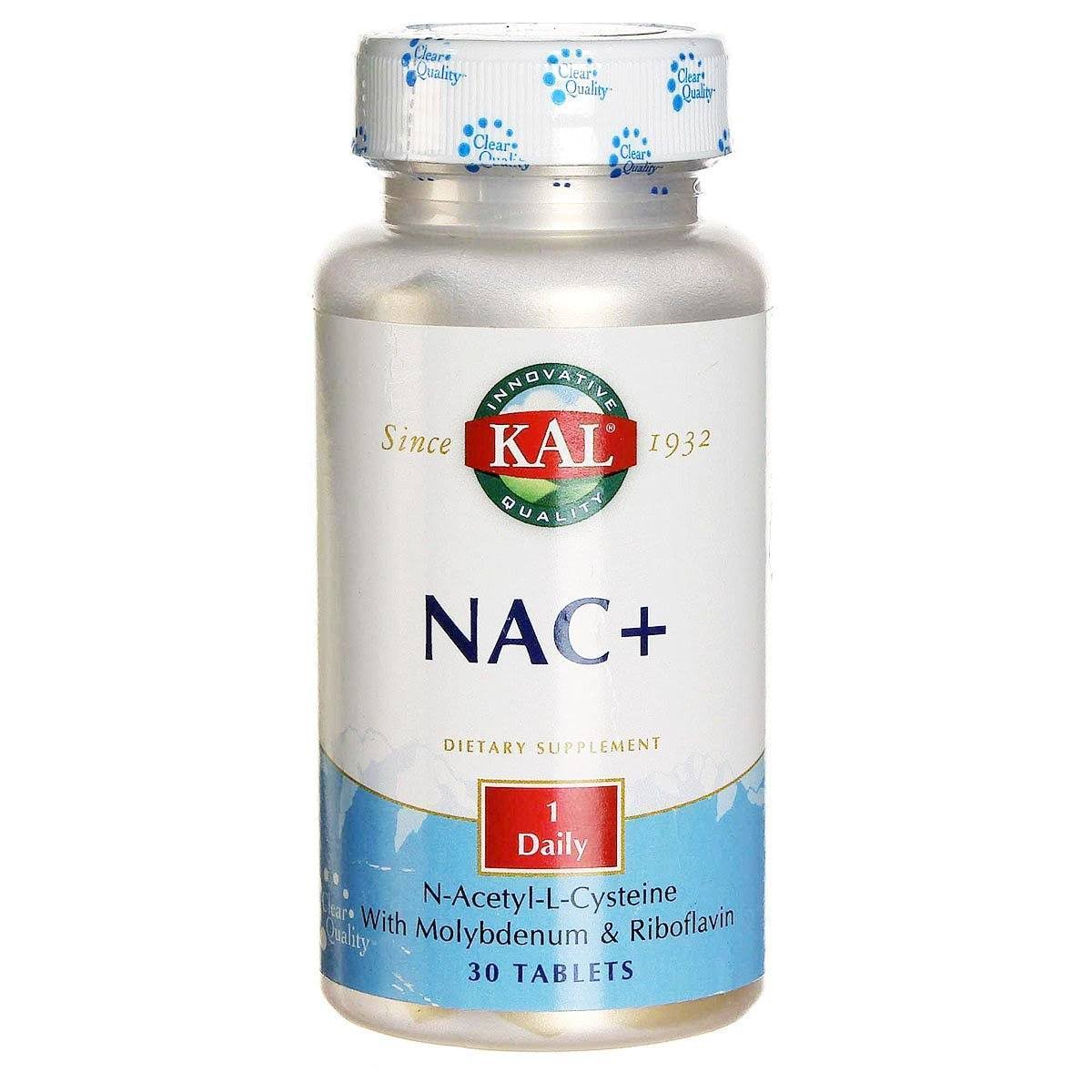 KAL, NAC+, 600 mg, 30 Tablets