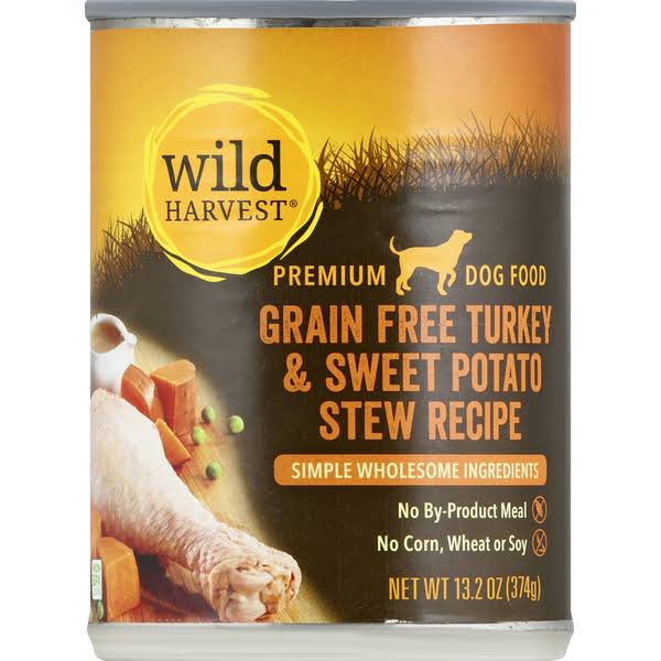 Wild Harvest Dog Food Premium Grain Free Turkey & Sweet Potato Stew Recipe - 13.2 Ounces - Ray's Food Place- Jacksonville - Delivered by Mercato