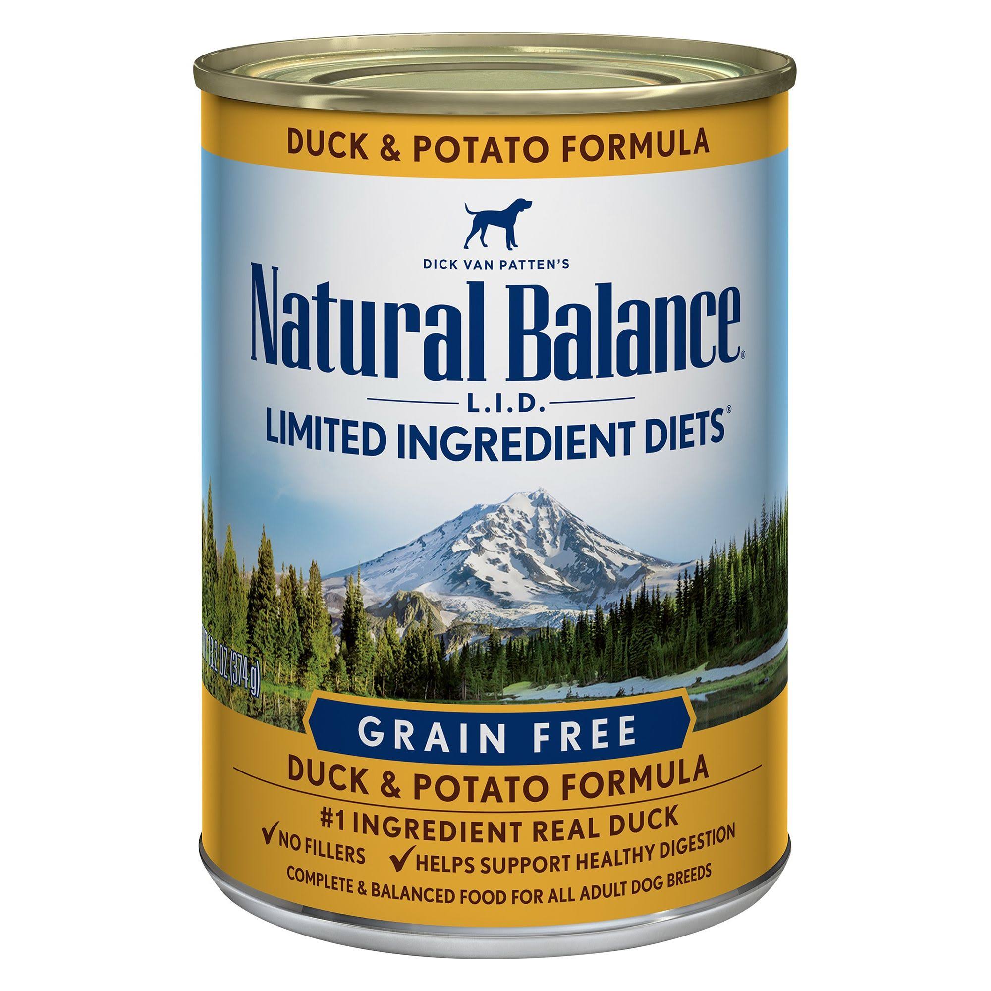Naatural Balance Limited Ingredient Diets Dog Food - Duck And Potato Formula, 374g