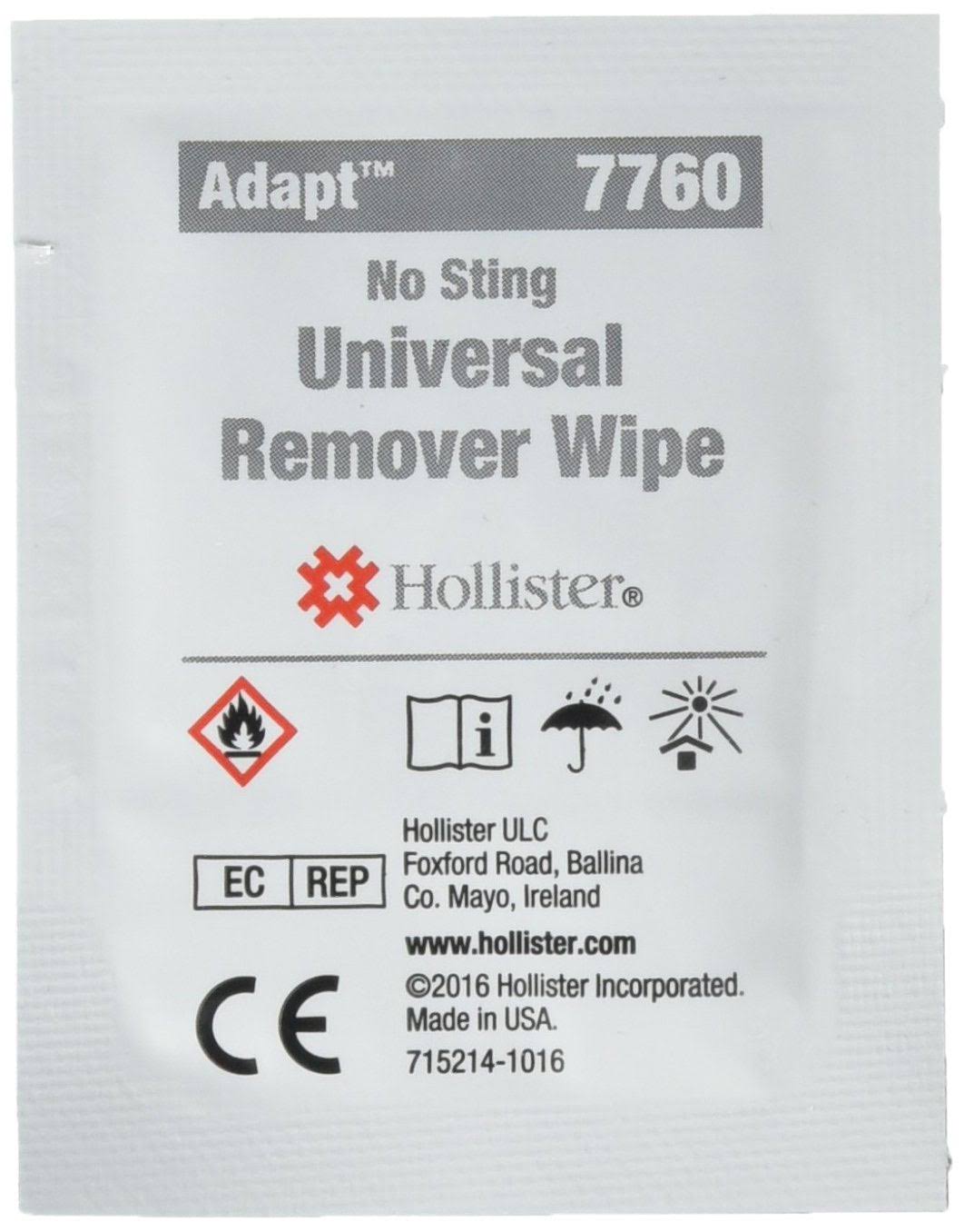 Hollister Adhesive and Barrier Remover Wipes - 50ct