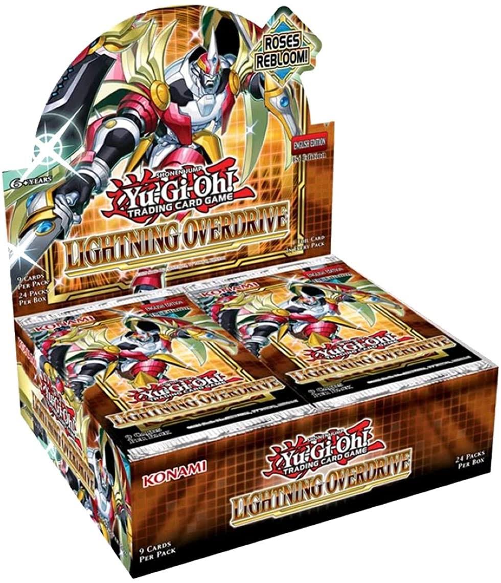 Yu Gi Oh! - Lightning OVERDRIVE Booster Box - 1st Edition - English (24 Packs Each of 9 Cards)