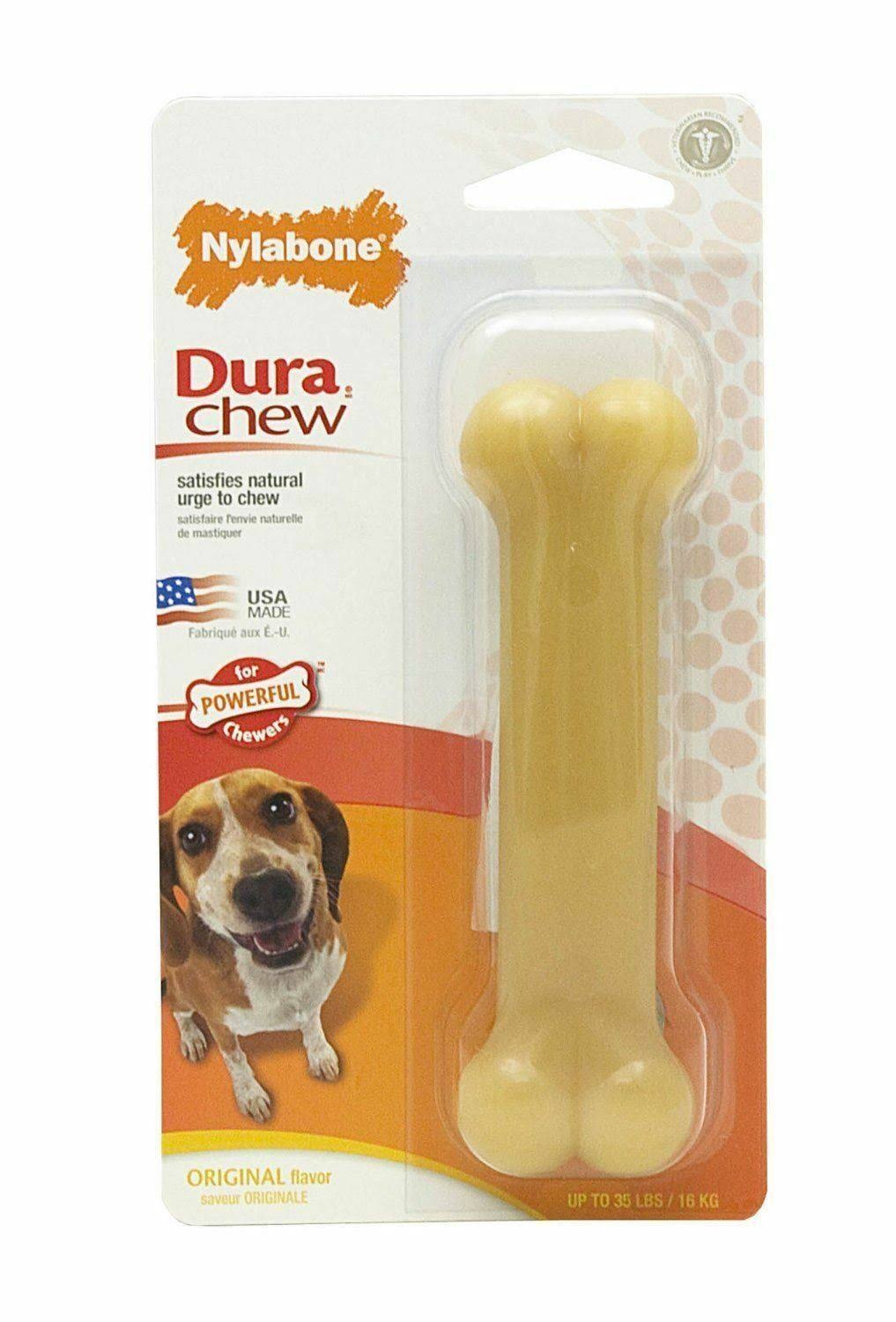Nylabone Dura Chew Original Chicken Flavour Dog Bone