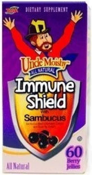 Uncle Moishy Immune Shield With Sambucus - 60 Berry Jellies