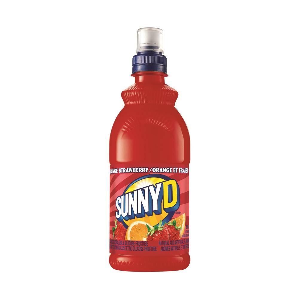 Sunny D Orange-Strawberry - 500mL, 12 Pack