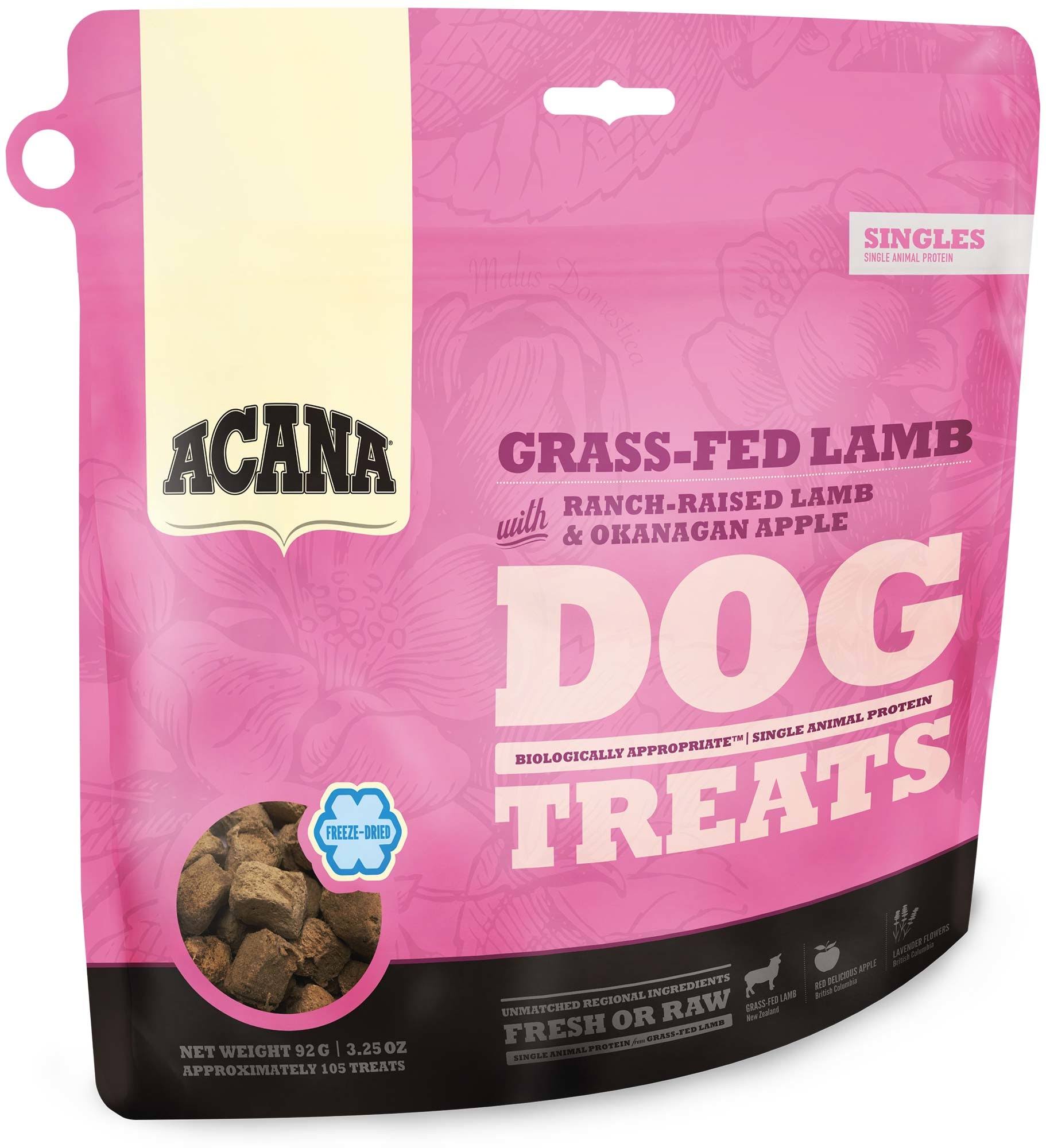 Acana Singles Freeze Dried Treats Dog - Grass-Fed Lamb - 92g