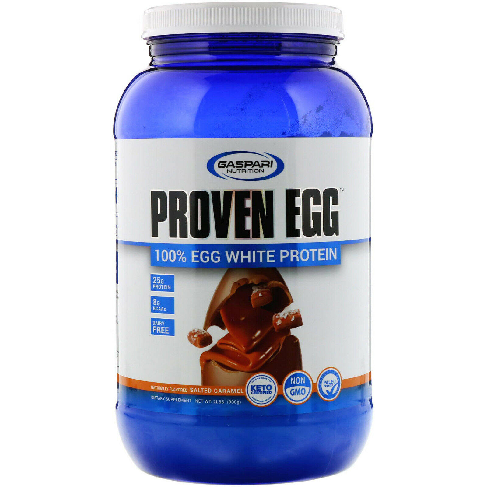 Gaspari Nutrition Proven Egg, Salted Caramel 2 lbs