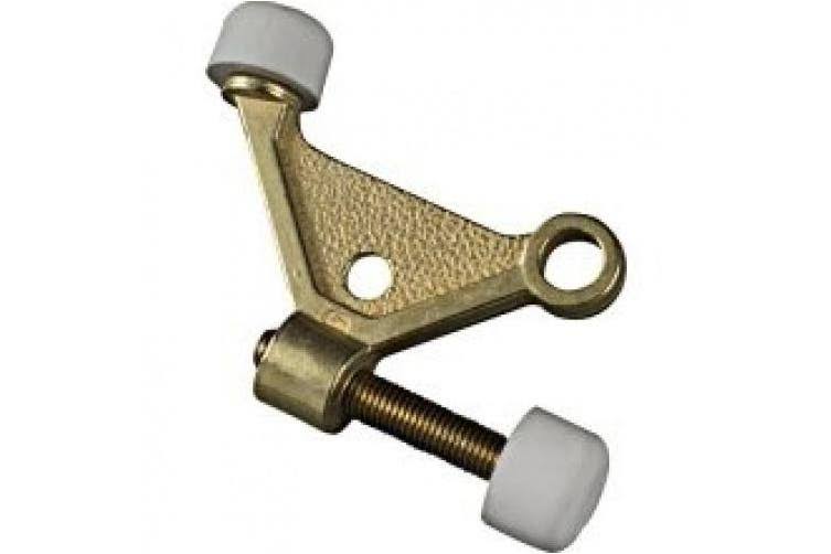 National Hardware Pin Door Stop - Brass