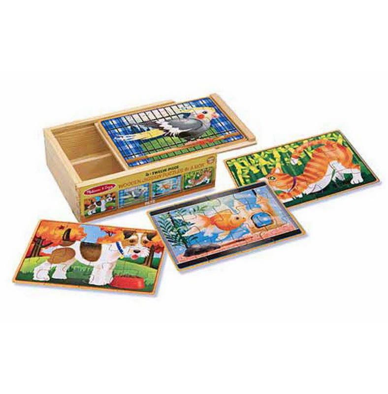 Melissa doug 3790 pets jigsaw puzzles in a box
