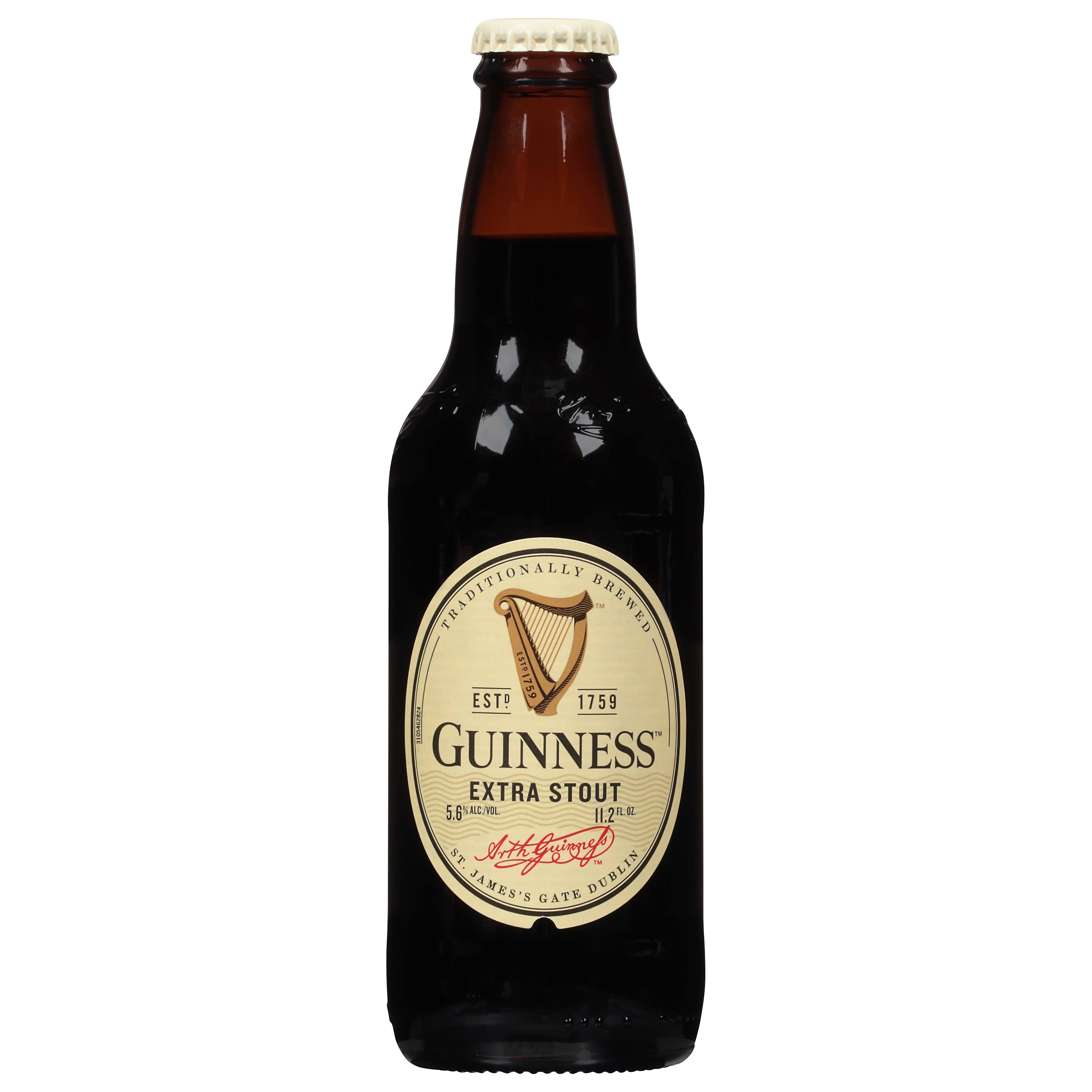Guinness Beer, Extra Stout - 11.2 fl oz