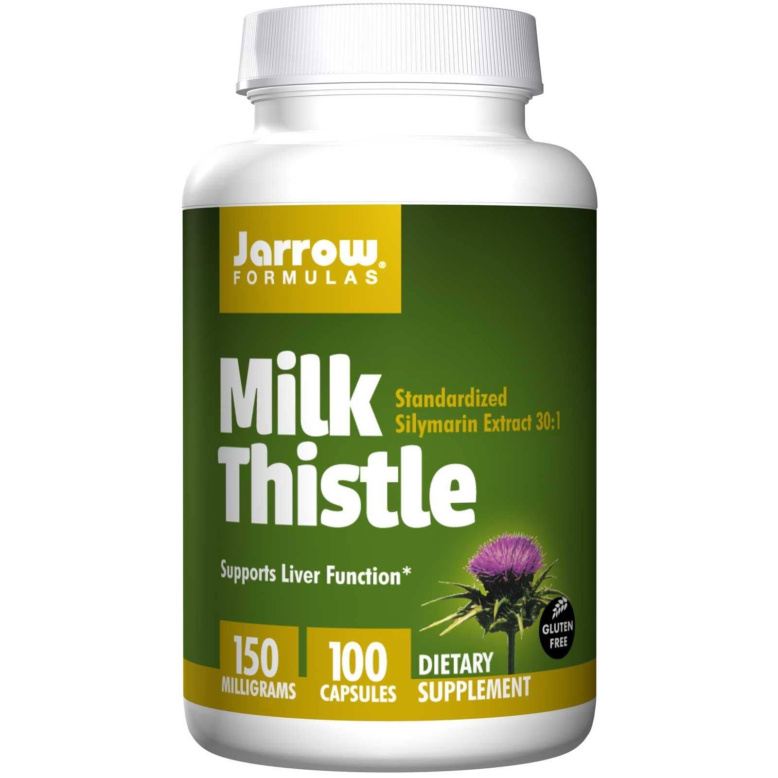 Jarrow Formulas Milk Thistle - 150mg, 100 Veggie Caps