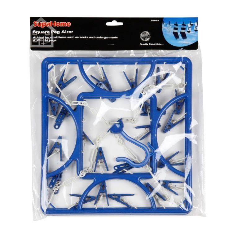 SupaHome Square 24 Pegs Airer