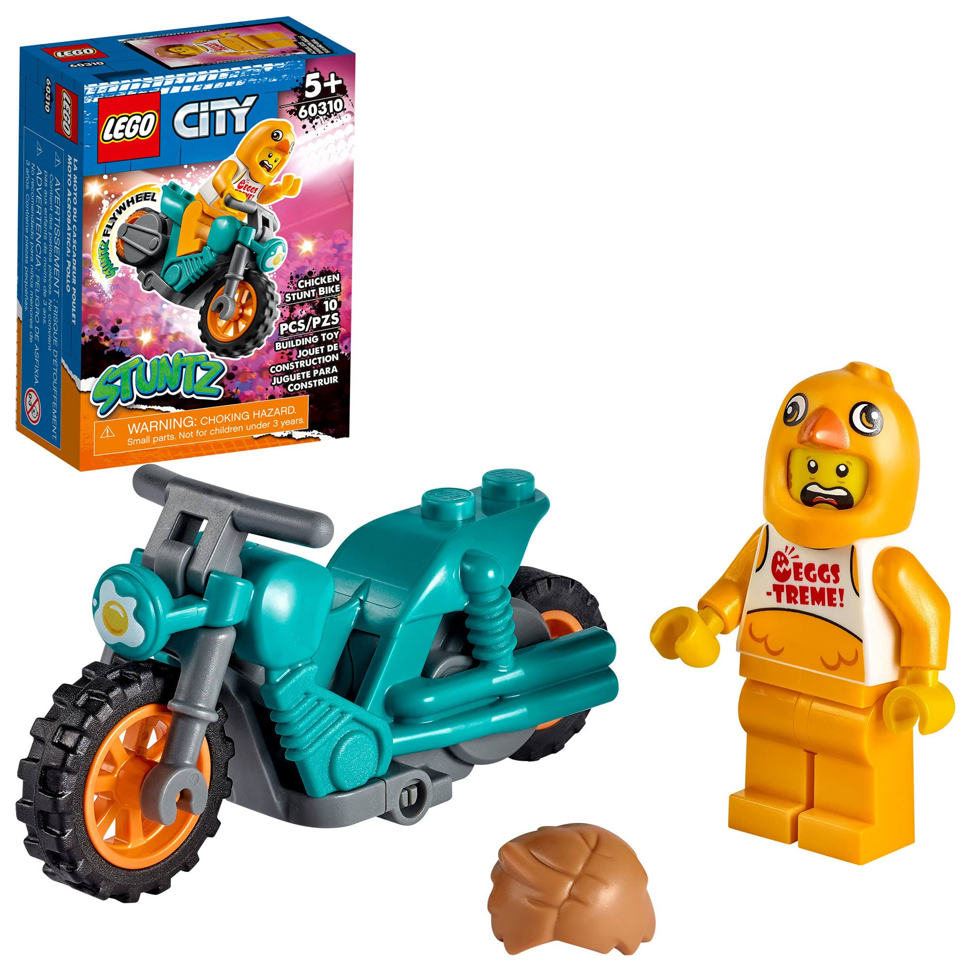 LEGO City Set 60310 [ Chicken Stunt Bike ] New