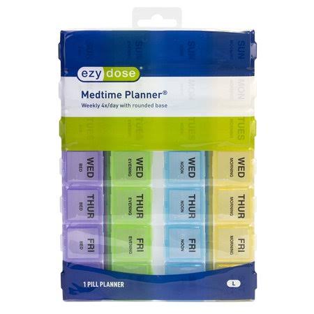 Ezy-dose Medtime Planner - Four-a-day Weekly