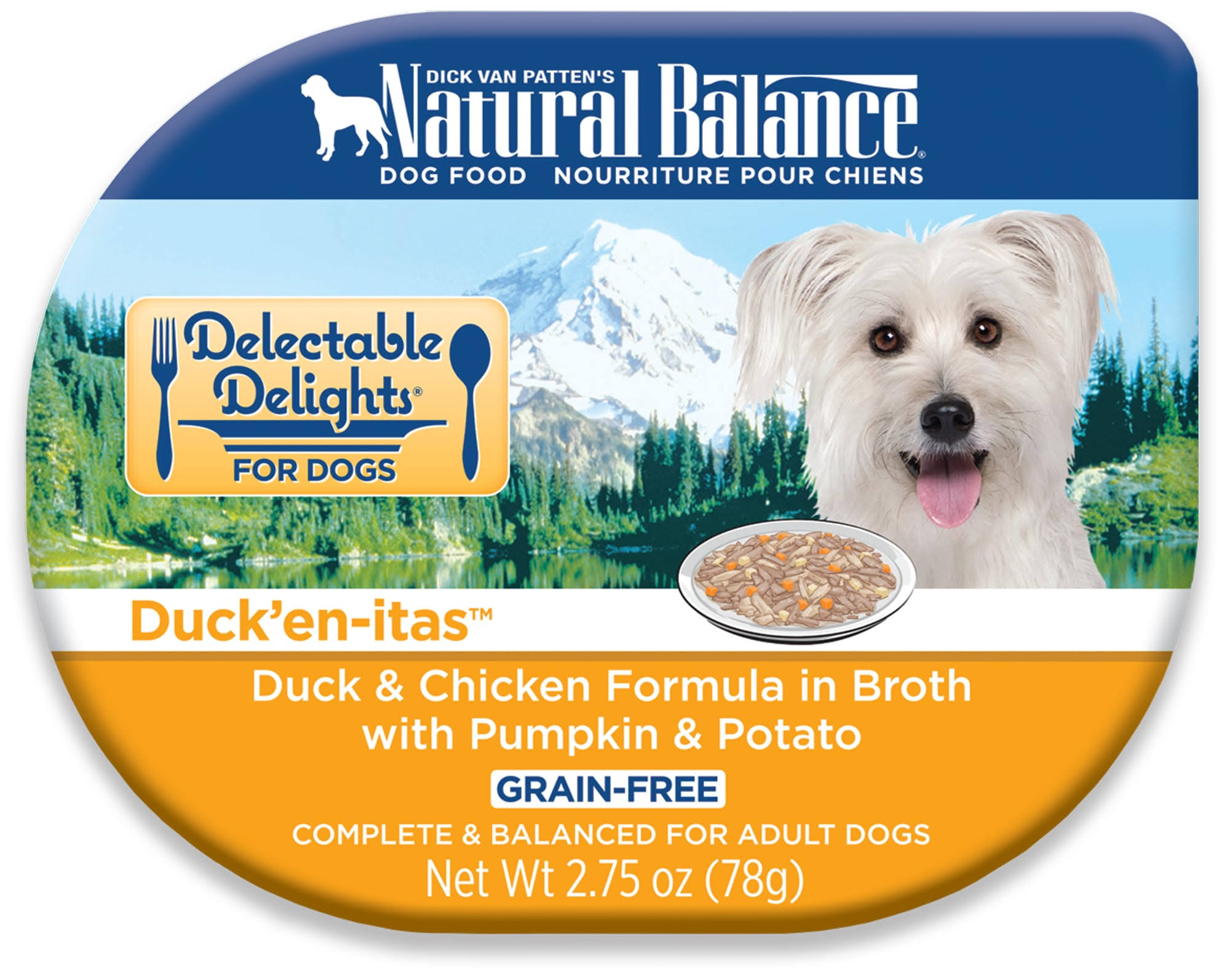 Natural Balance Delectable Delights Duck'en-Itas in Broth Dog Food - 2.75oz