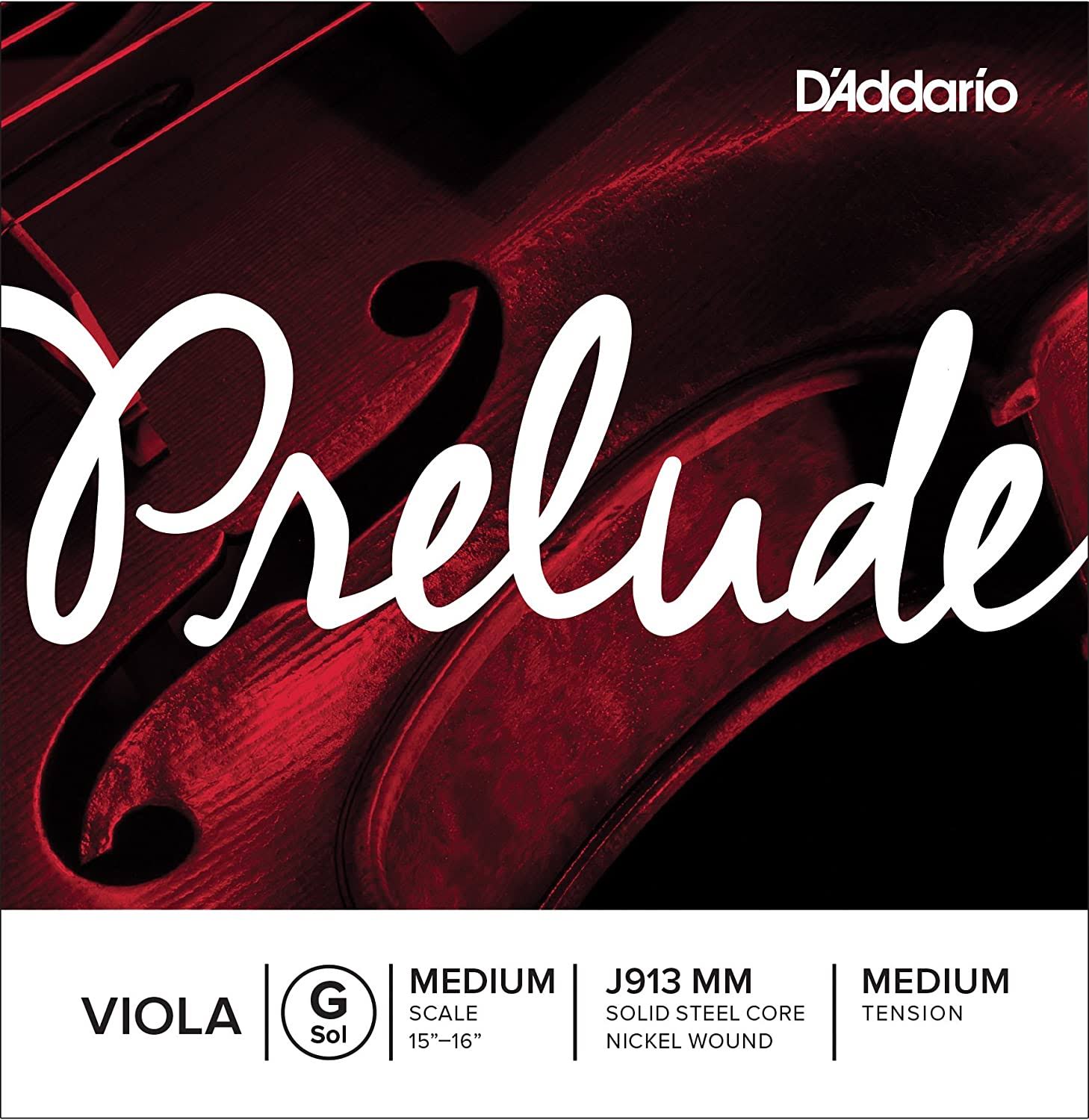 D'Addario Prelude Viola Single G String - Medium Tension