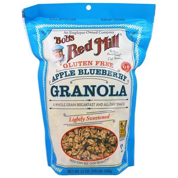 Bob's Red Mill Gluten Free Granola - Apple Blueberry, 12oz