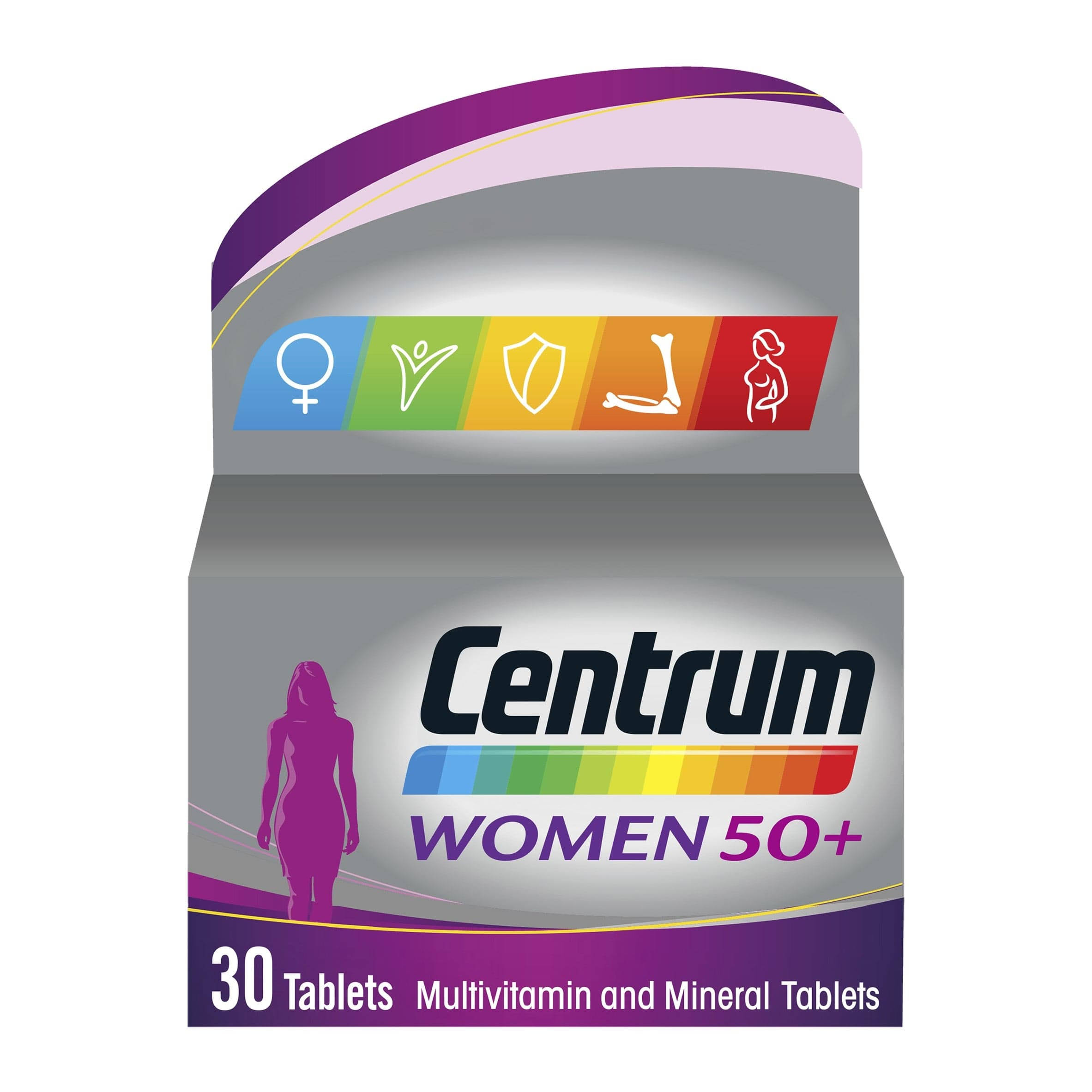 Centrum Women 50+ Multivitamin & Vitamin Tablets, 30