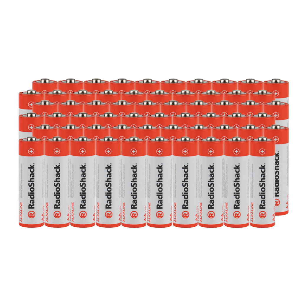 RadioShack AA Alkaline Batteries, 60-Pack 2302799