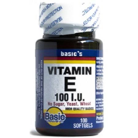 Basic's Vitamin E Supplement - 100ct