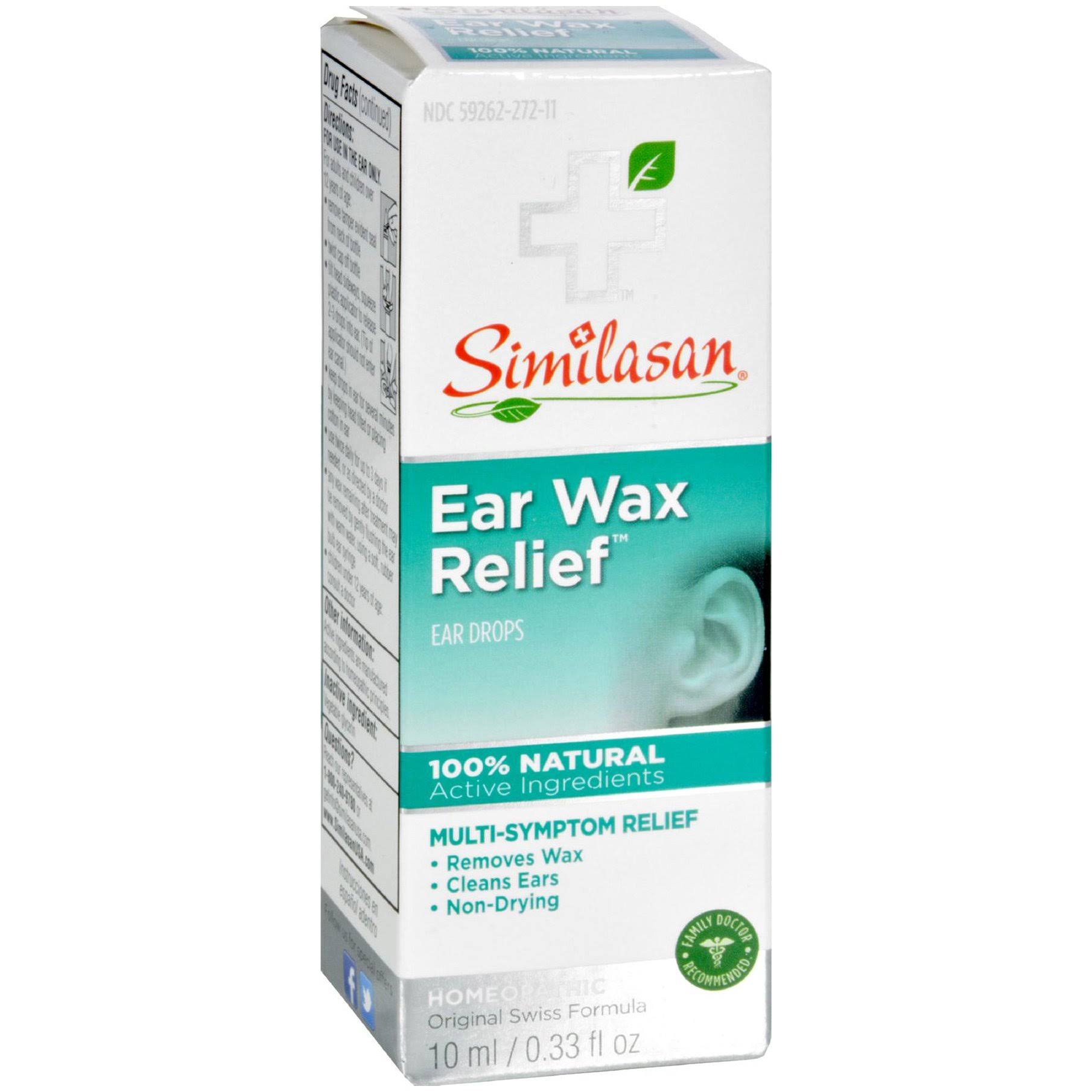 Similasan Homeopathic Ear Wax Relief Ear Drops - 0.33oz