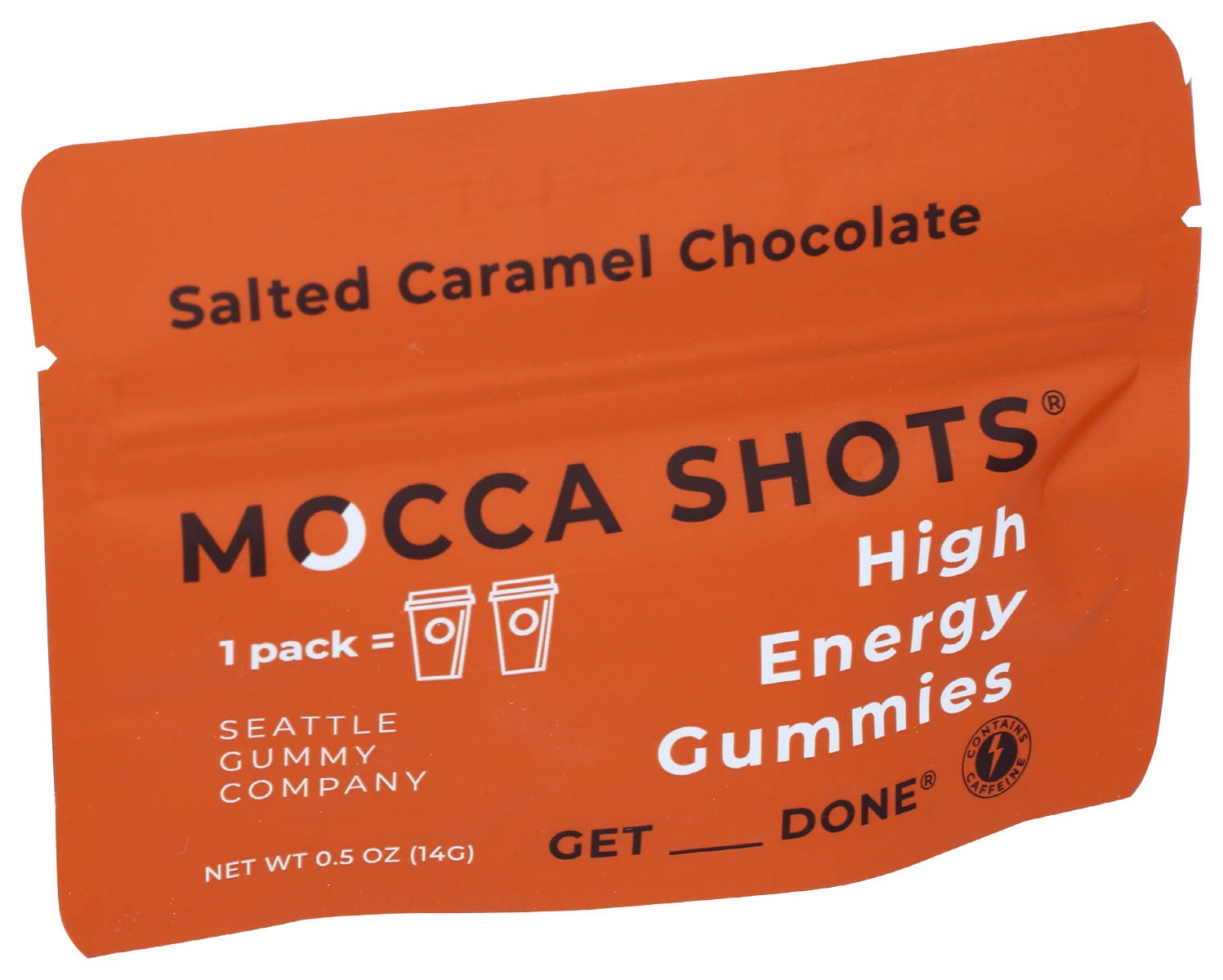 Seattle Gummy Company: Energy Gummy Salted Caramel Chocolate 2pk, 1 oz