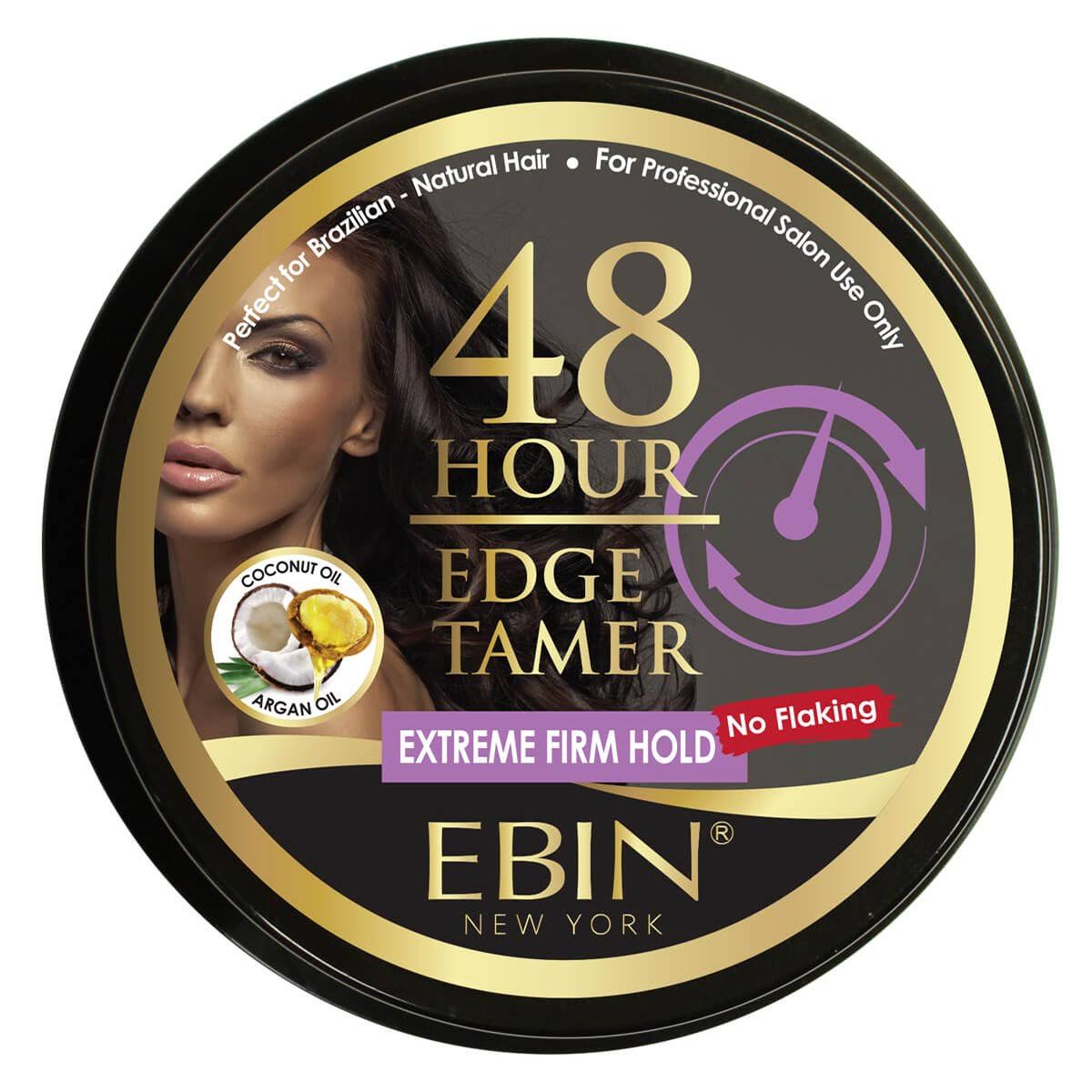 Ebin 48 Hour Edge Tamer Extreme Firm Hold Edge Control Jar - 3.38oz