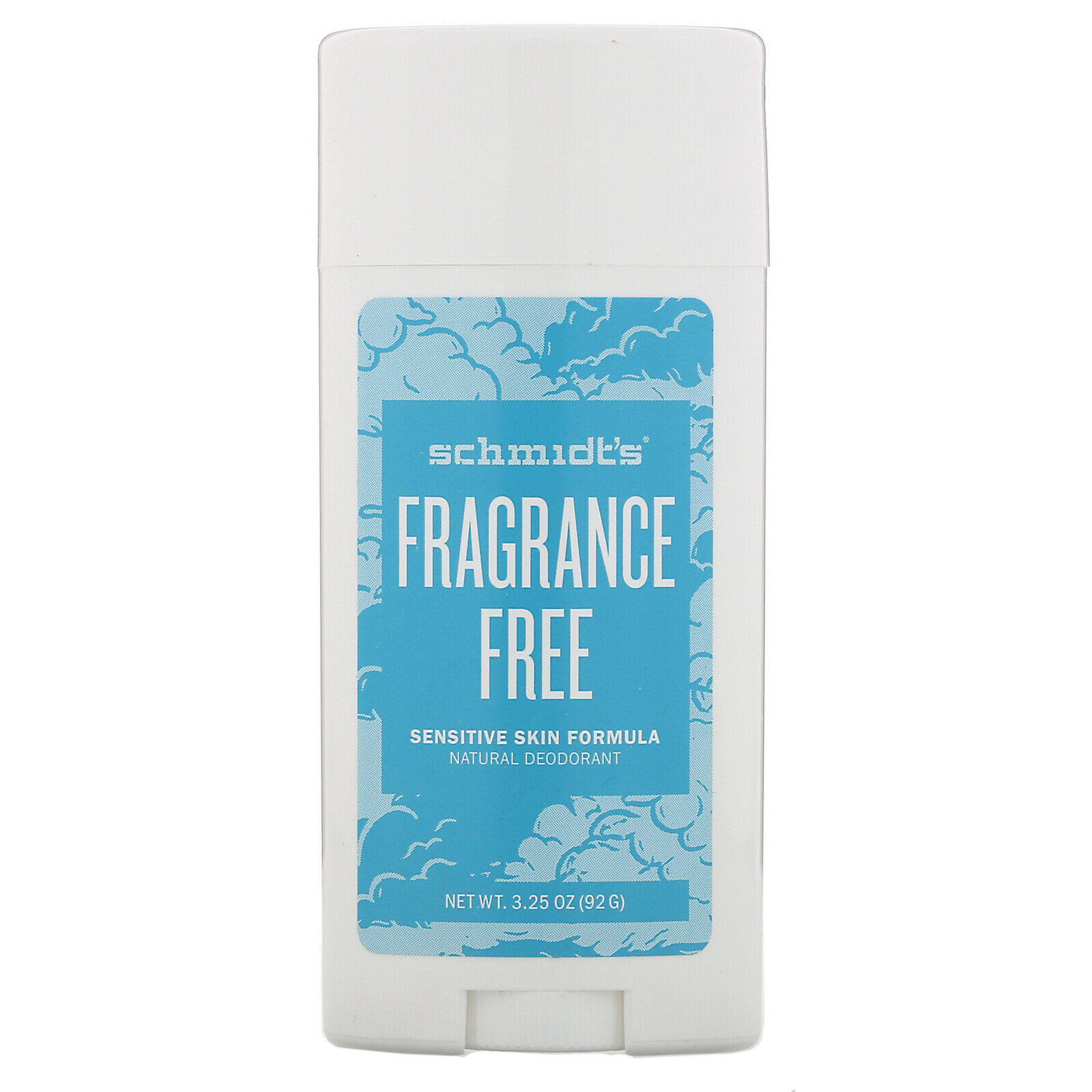 Schmidt's Natural Stick Deodorant - Fragrance Free, 92g