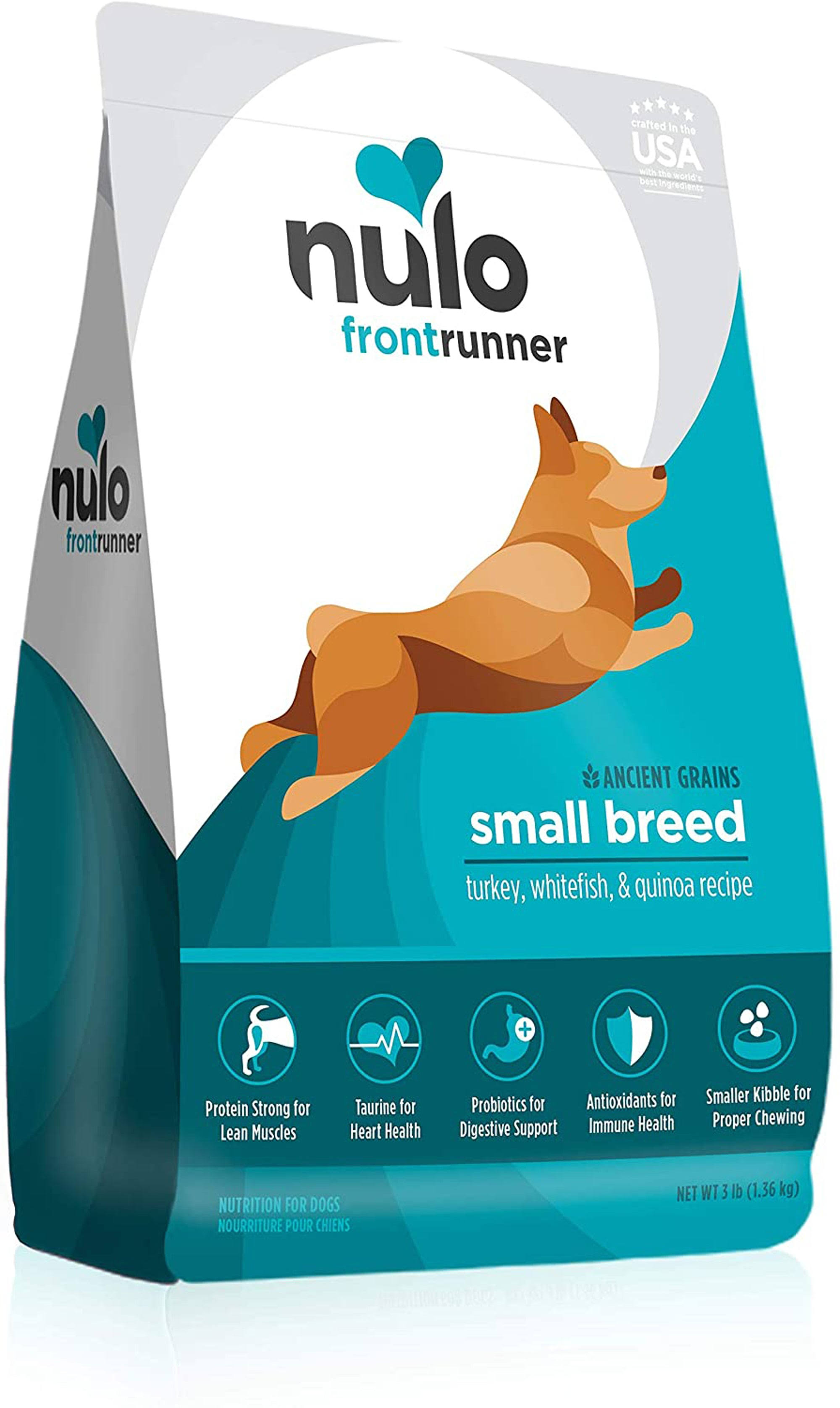 Nulo Frontrunner Dog - Small Breed - Turkey, Whitefish & Quinoa - 3 lb