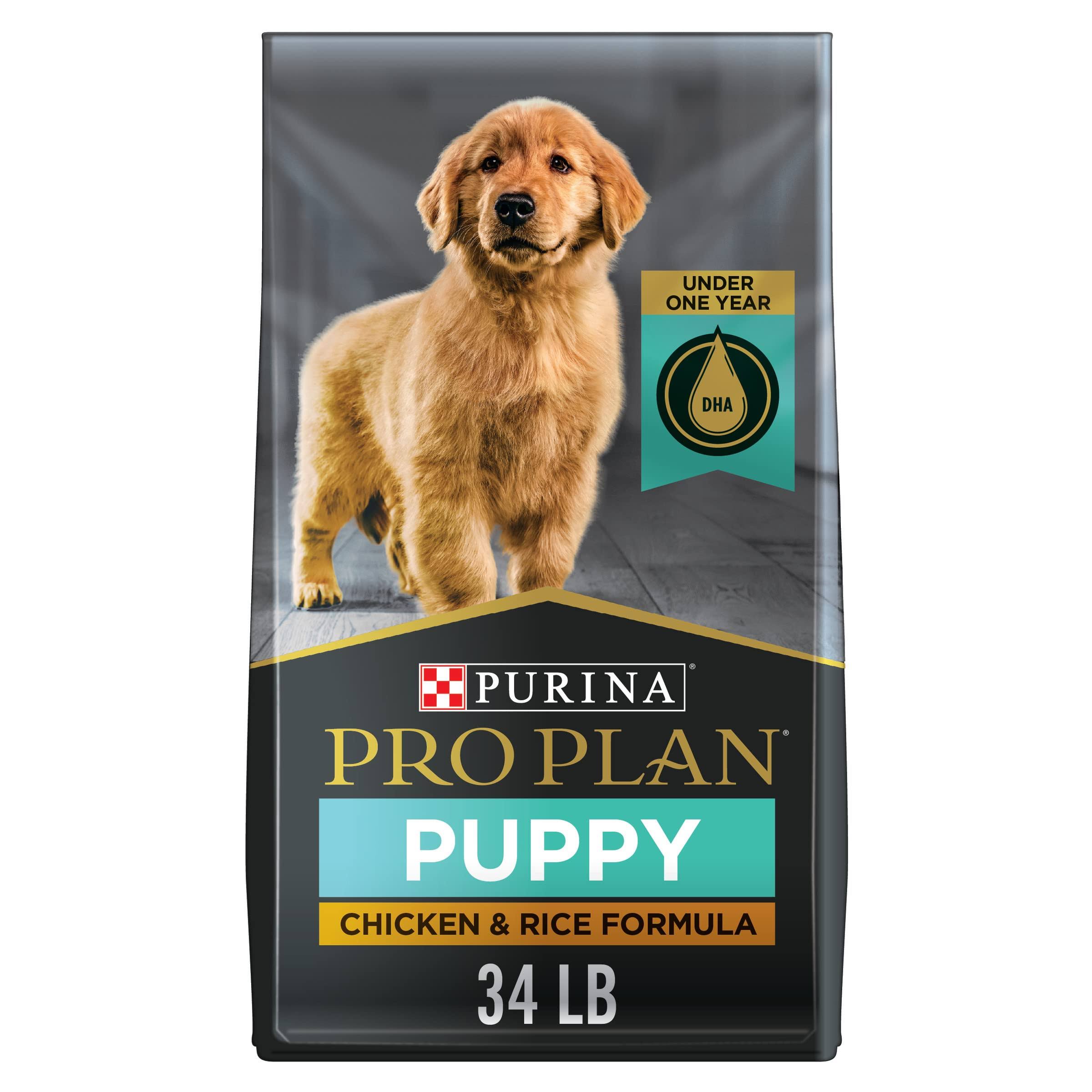 Purina Pro Plan Dry Puppy Food - Chicken and Rice Formula, 34lbs