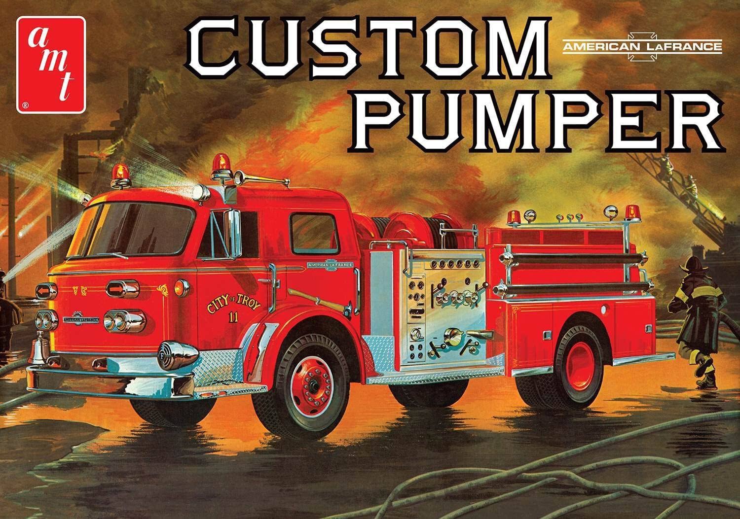 AMT Scale Vehicle Truck Model Toy Kit - American LaFrance Pumper Fire Truck