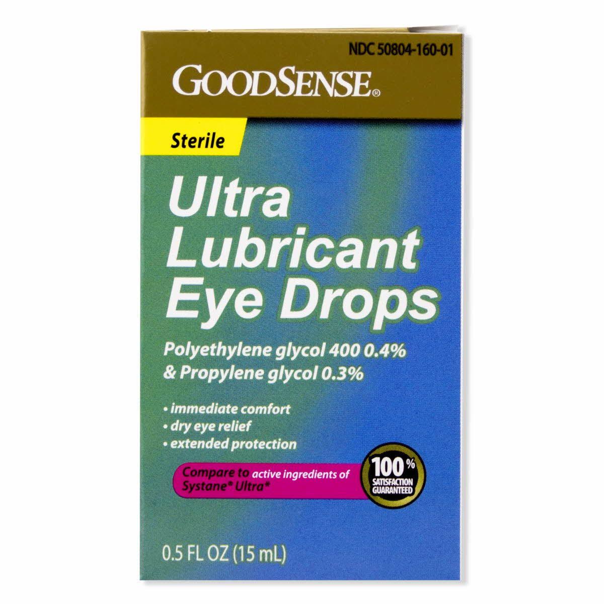 GoodSense Extended Protection Sterile Ultra Lubricant Eye Drops, 0.5 F