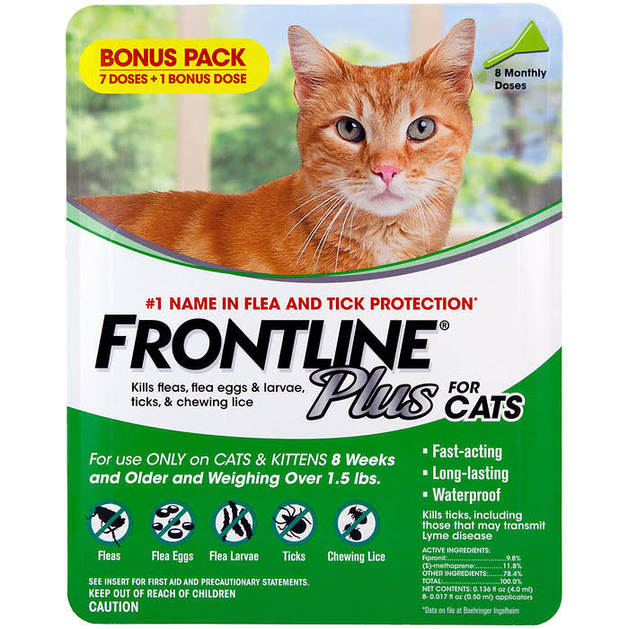 rontline Plus Cat Over 1.5 lbs 8 Month Supply