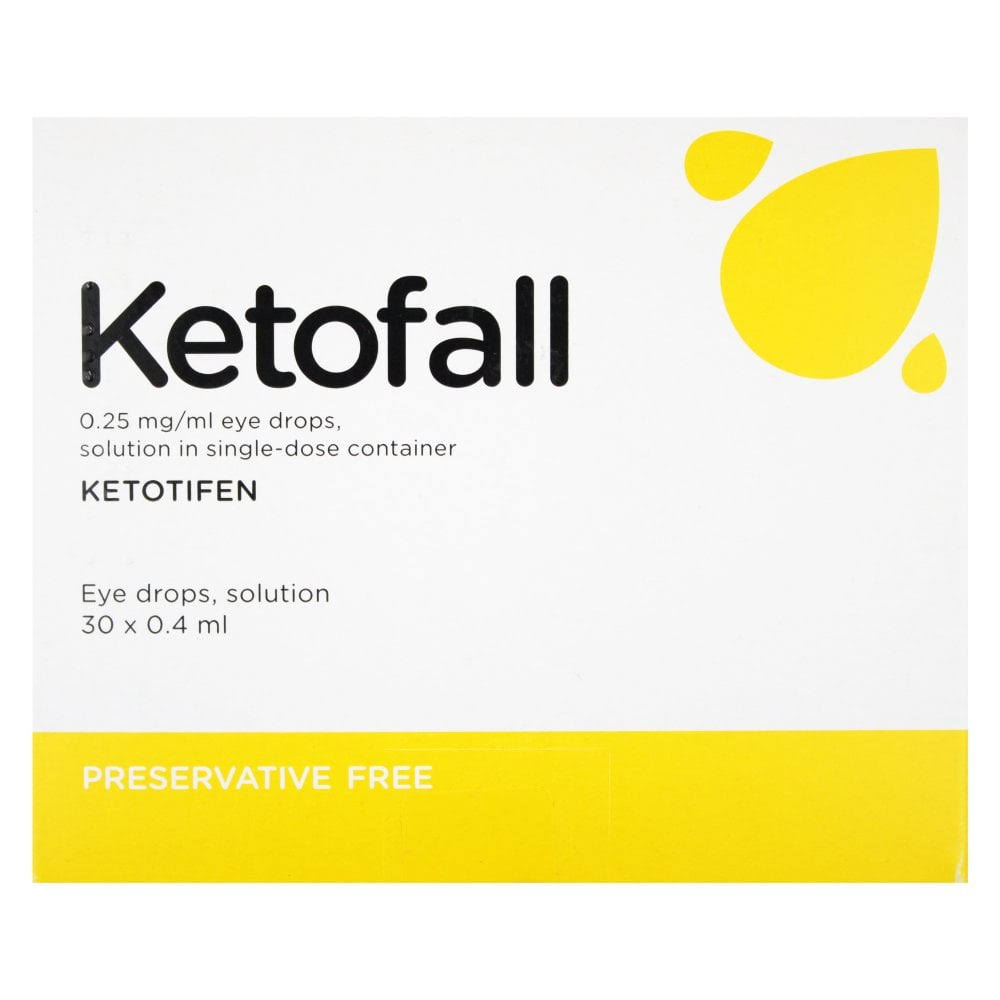 Ketofall Preservative Free Allergy Eye Drops