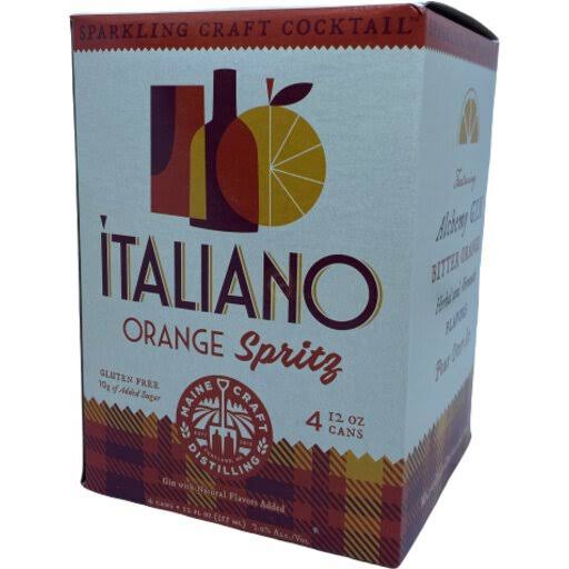 Maine Craft Distilling Italiano Orange Spritz - 24 Pack Cans