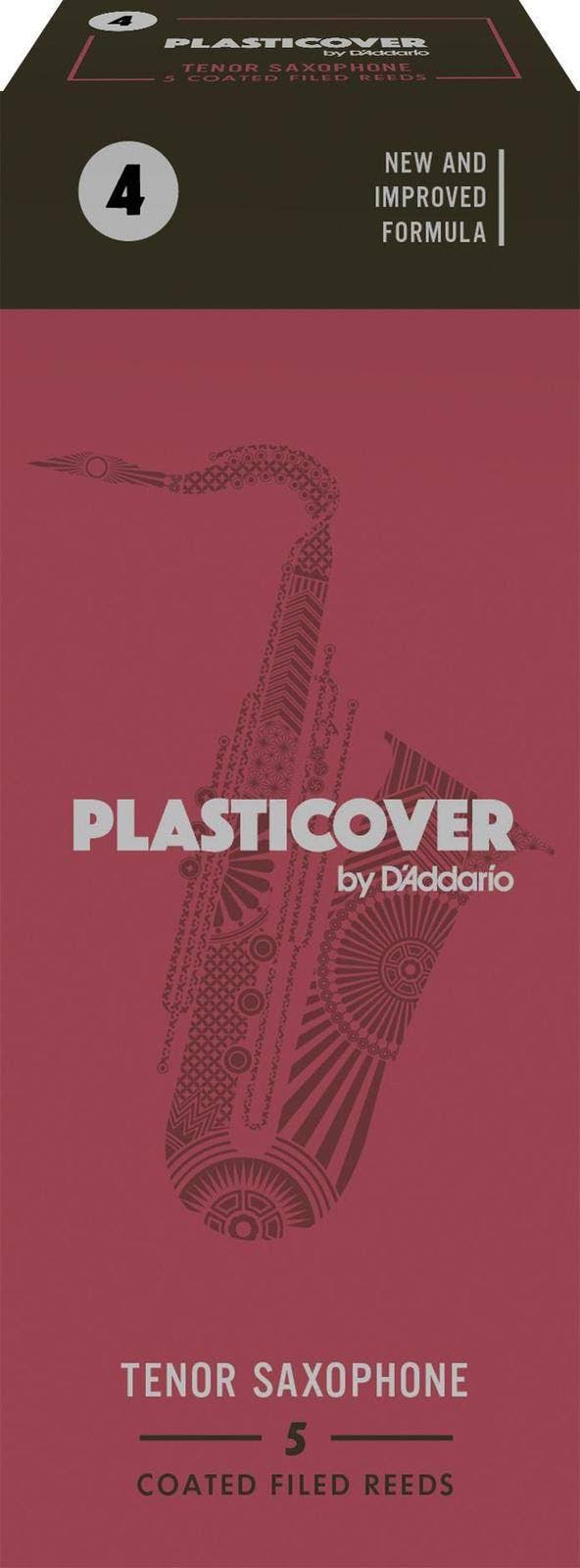 Rico Plasticover Tenor Saxophone Reeds - Strength 4, 5pcs